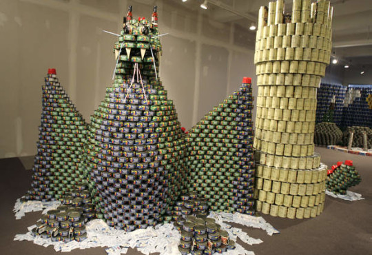‘Canstruction’ aids food bank