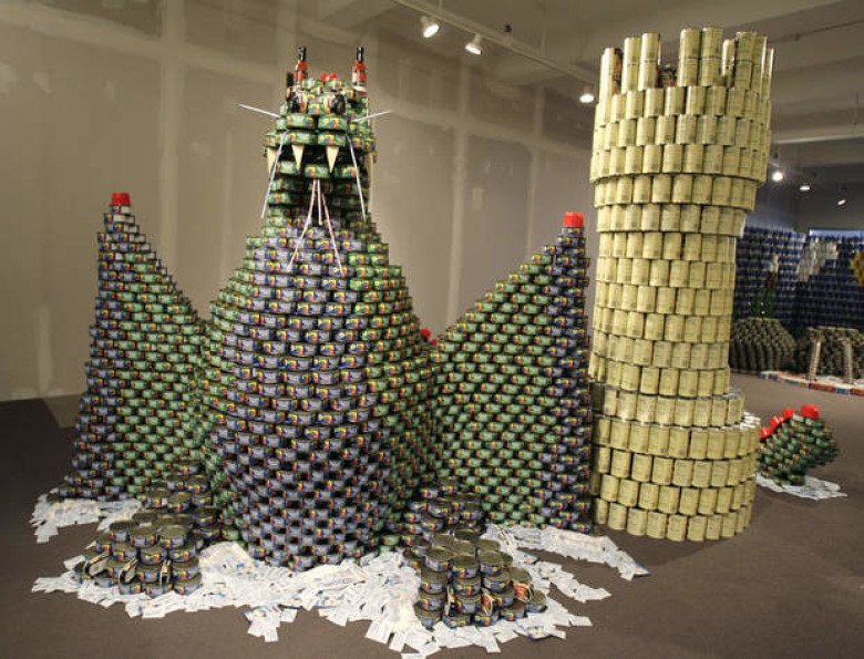 ‘Canstruction’ aids food bank