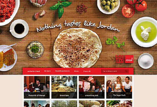 Jordan Tourism Board launches their new food website.