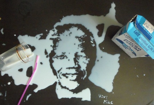 Amazing Art Made from Spilled Food