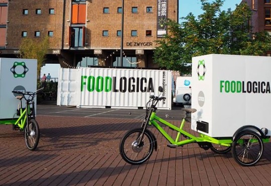 Solar-Powered Trikes Delivering Food In Amsterdam
