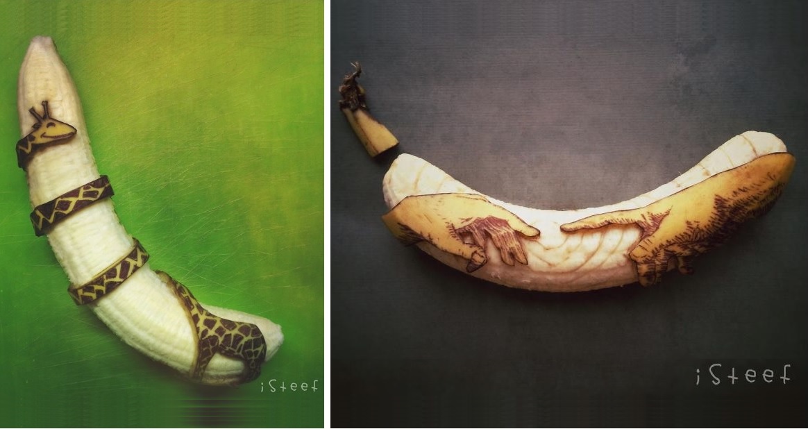 Artist Turns Bananas Into Amazing Banana Sculptures