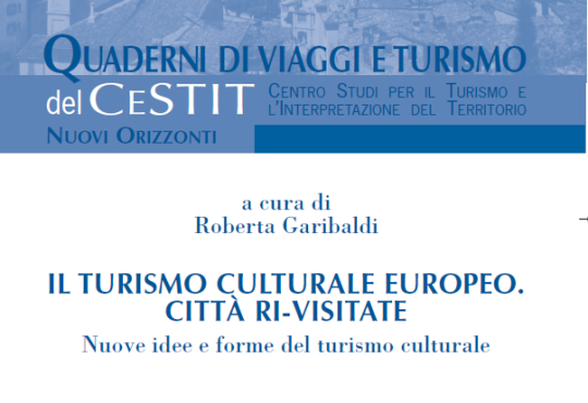 New Book About Cultural and Creative Tourism