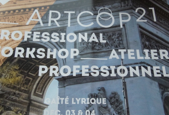 IGCAT participates in ArtCOP21 in Paris 