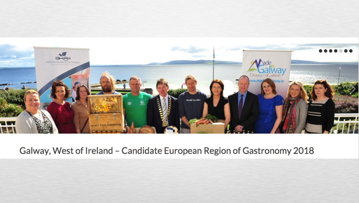 Galway, West of Ireland launches Candidate, European Region of Gastronomy 2018 website