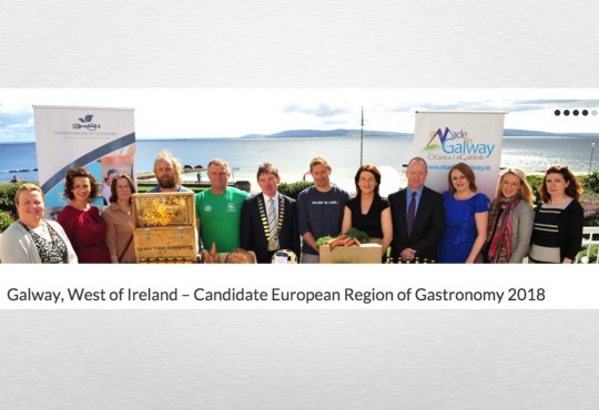 Galway, West of Ireland launches Candidate, European Region of Gastronomy 2018 website