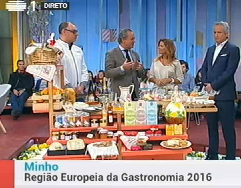 Minho, European Region of Gastronomy 2016 on TV1 Portugal