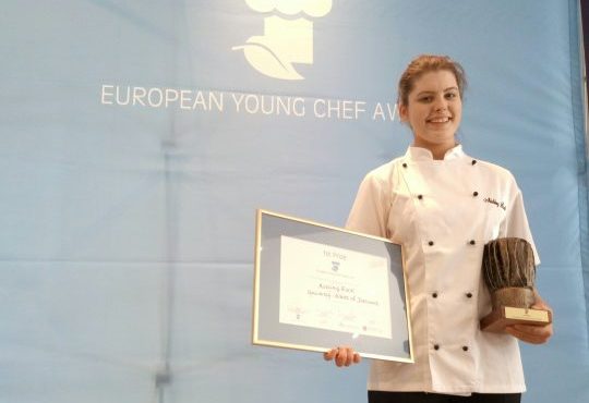 Aisling Rock announced winner of the European Young Chef Award 2017