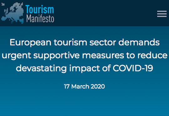 Tourism Manifesto calls for support to the European tourism sector