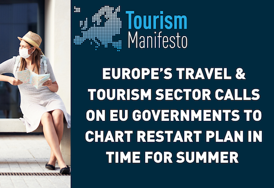 Europe’s travel & tourism sector calls for a restart plan in Europe