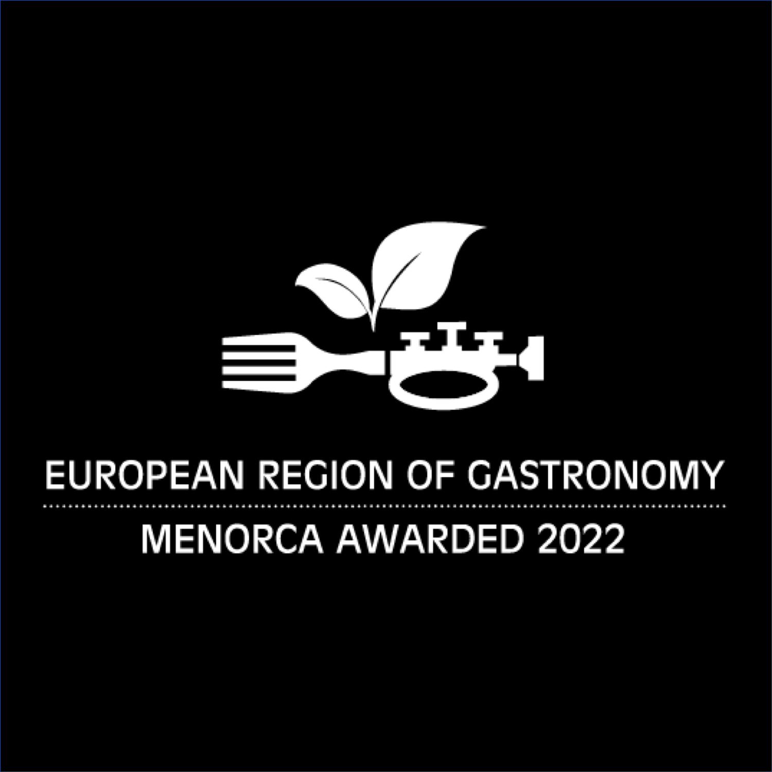 Menorca European Region of Gastronomy 2022_Logo_Square_W:B