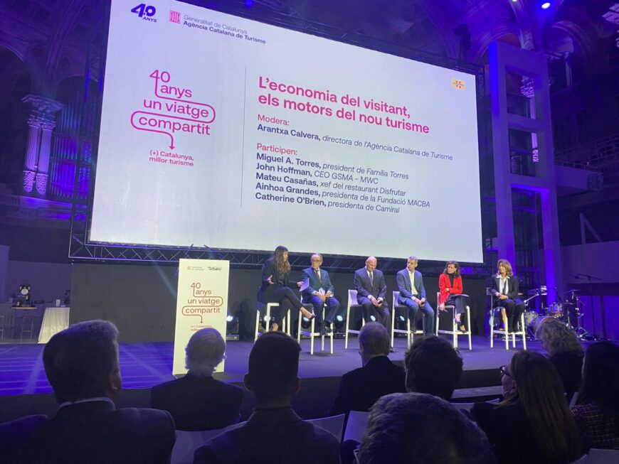 IGCAT at the 40th Anniversary of Catalan Tourism